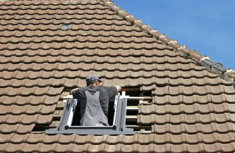 Pose de velux - Gray